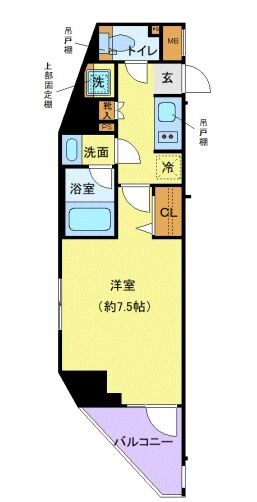 LEXE長原の物件間取画像