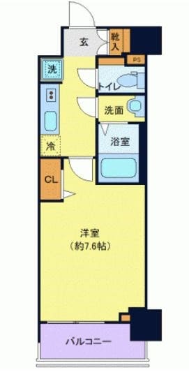 プレサンスブルーム浅草Northの物件間取画像