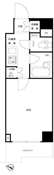 大森駅 徒歩7分 4階の物件間取画像