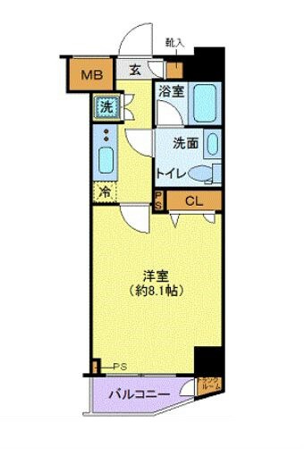 グランヴァン駒沢大学の物件間取画像