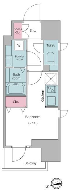 大森駅 徒歩2分 12階の物件間取画像