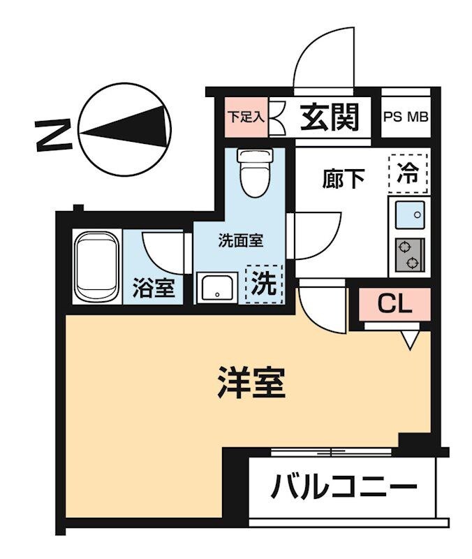 MA-RO羽田の物件間取画像