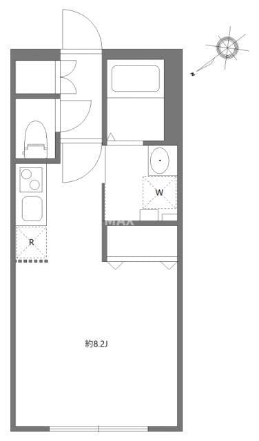目黒駅 徒歩7分 3階の物件間取画像