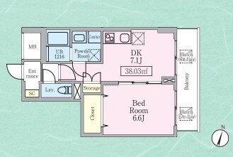 THEROOMの物件間取画像