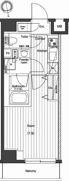 新大久保駅 徒歩10分 3階の物件間取画像