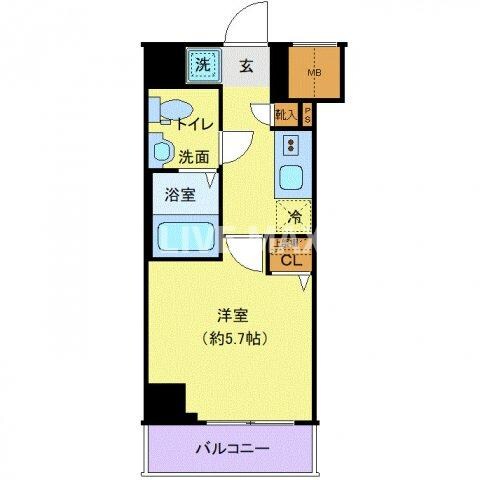 クレヴィスタ大井町の物件間取画像