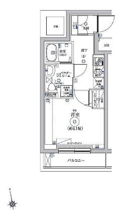 RELUXIA品川東大井の物件間取画像