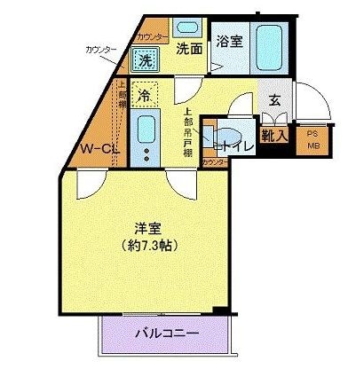 ディアレイシャス池尻大橋の物件間取画像