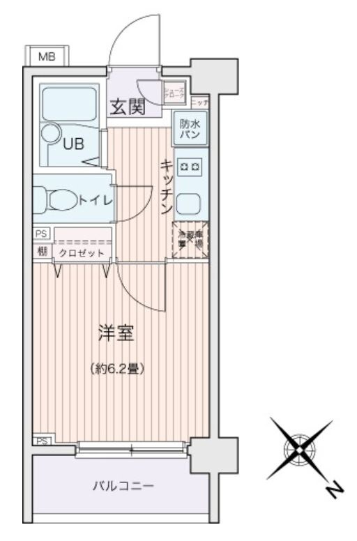 都立大学駅 徒歩12分 7階の物件間取画像