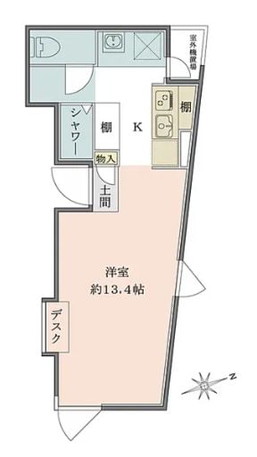 高輪台駅 徒歩3分 2階の物件間取画像