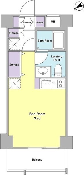 スタイリオ下丸子の物件間取画像