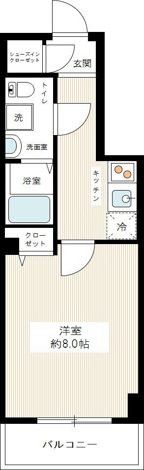 西馬込駅 徒歩4分 2階の物件間取画像