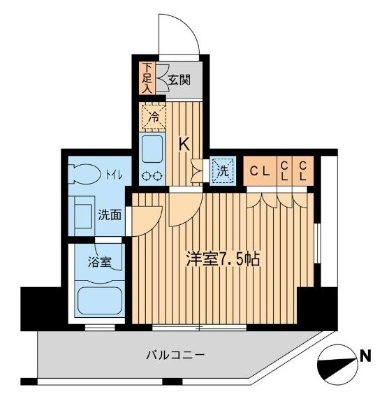 大森海岸駅 徒歩2分 8階の物件間取画像