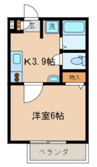 旗の台駅 徒歩5分 3階の物件間取画像