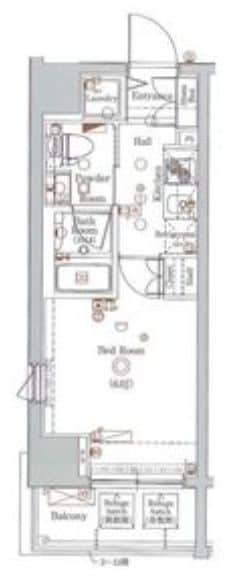 グラントゥルース大森ライズの物件間取画像