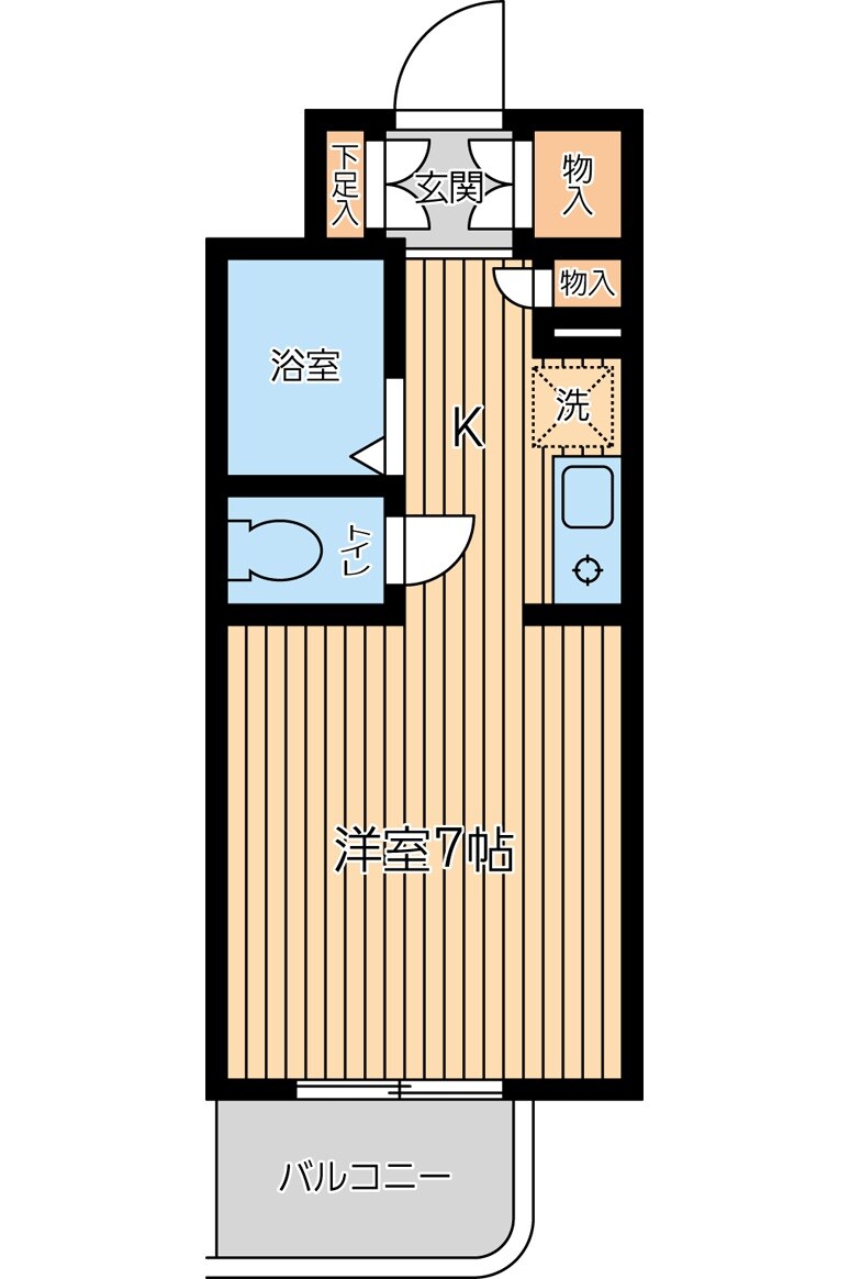 穴守稲荷駅 徒歩4分 11階の物件間取画像