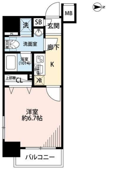 プレール・ドゥーク京橋の物件間取画像