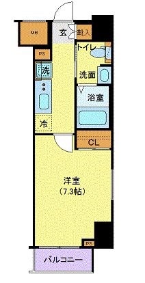 ジェノヴィア目黒南グリーンヴェールの物件間取画像