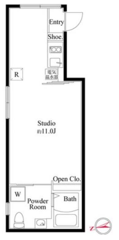 アンベリール御徒町の物件間取画像