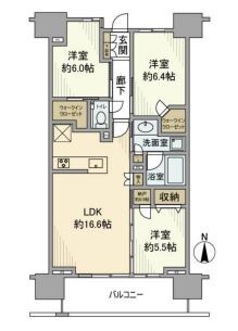 プラウドタワー清澄白河の物件間取画像