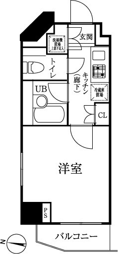 池袋駅 徒歩5分 5階の物件間取画像