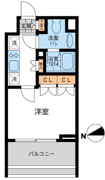 CASSIA押上の物件間取画像