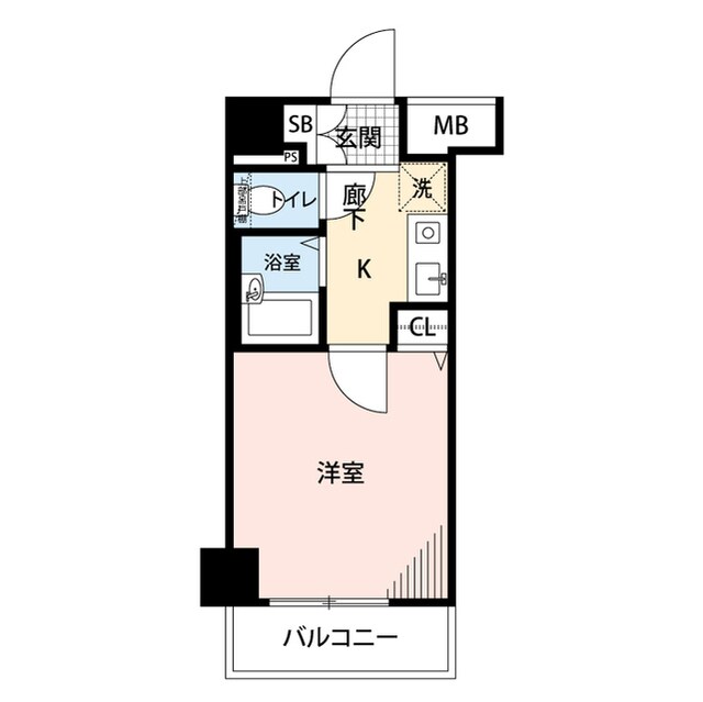 プレール月島RIVAGEの物件間取画像