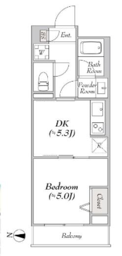 ルミークアン東陽町の物件間取画像