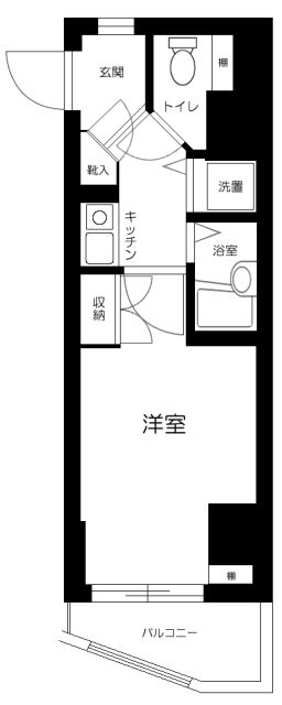 アイフェリーク八丁堀の物件間取画像