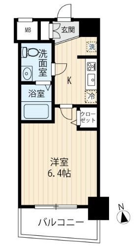 荏原中延駅 徒歩10分 1階の物件間取画像