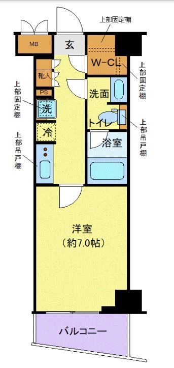 ディアレイシャス落合南長崎の物件間取画像