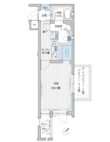 大塚駅 徒歩8分 2階の物件間取画像