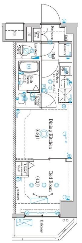 ラフィスタ墨田５丁目Ⅱの物件間取画像