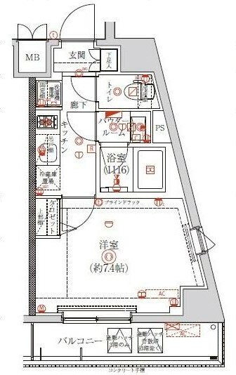 王子駅 徒歩9分 3階の物件間取画像