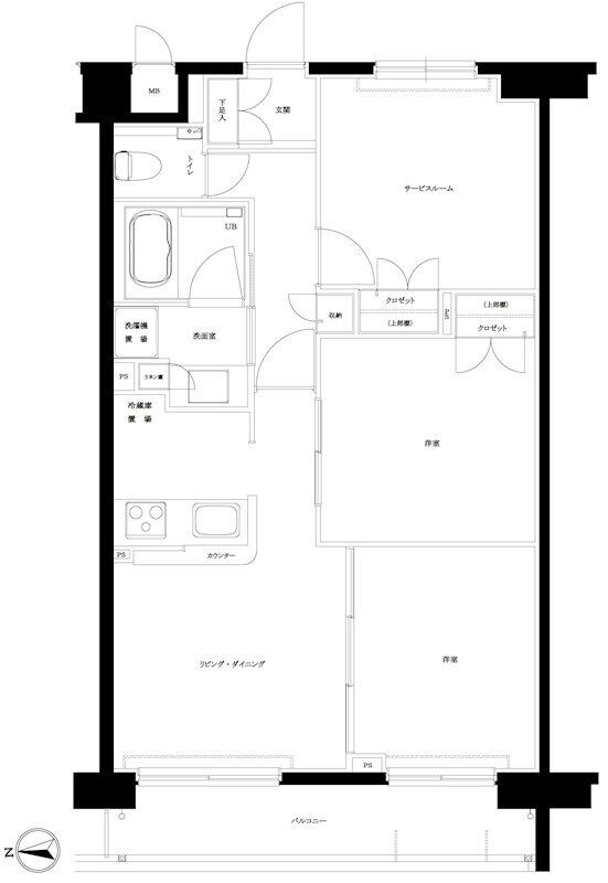 中野駅 徒歩8分 3階の物件間取画像