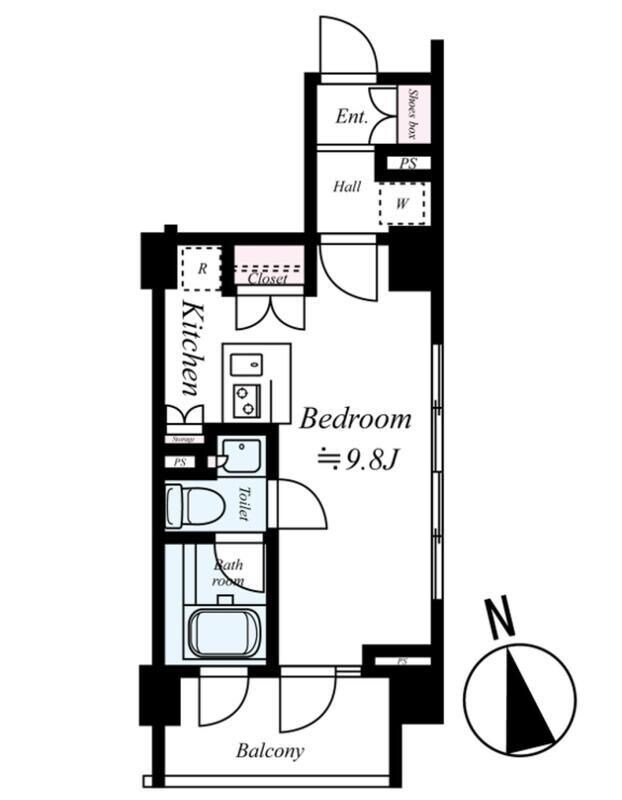 ルモーデ亀戸の物件間取画像