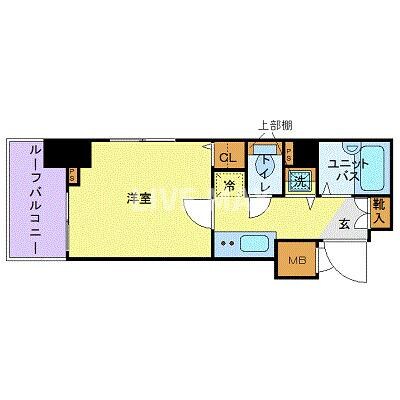 トーシンフェニックス八丁堀の物件間取画像