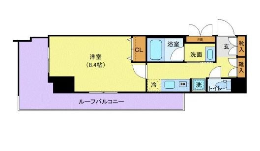 TATSUMIスカイガーデンテラスの物件間取画像