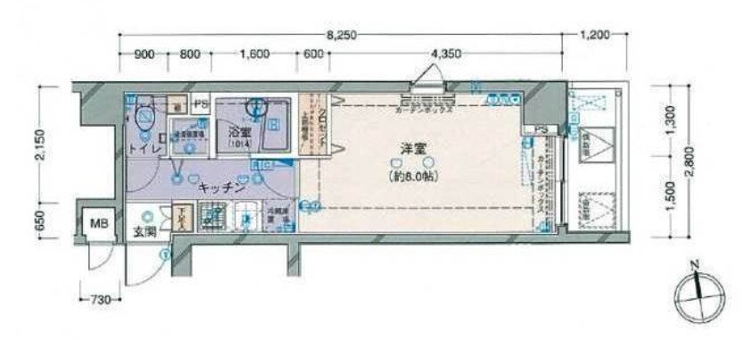 東新宿駅 徒歩6分 3階の物件間取画像