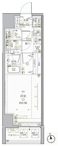 クレイシア秋葉原EASTの物件間取画像