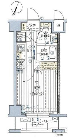 東十条駅 徒歩5分 2階の物件間取画像