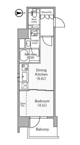 ｎｉｄｏ　ＭＯＴＯＡＳＡＫＵＳＡの物件間取画像