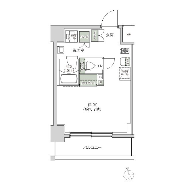 南砂町駅 徒歩15分 2階の物件間取画像
