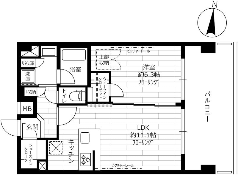 ステージファースト錦糸町アジールコートの物件間取画像