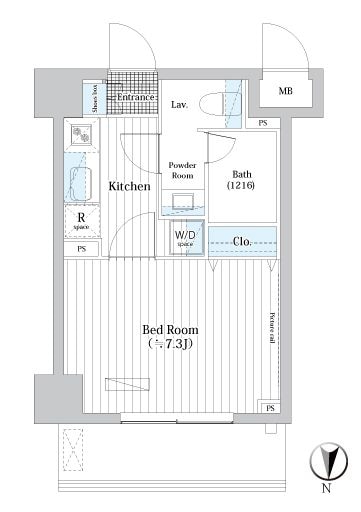 L・BASE押上Southの物件間取画像