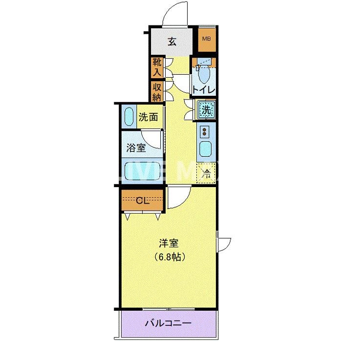 Log西馬込の物件間取画像