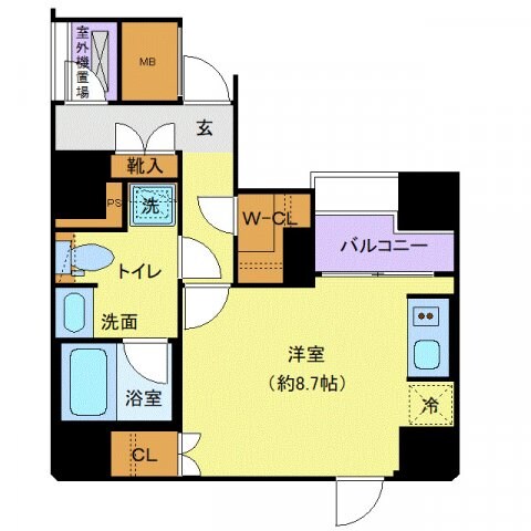 ディアレイシャス錦糸町の物件間取画像