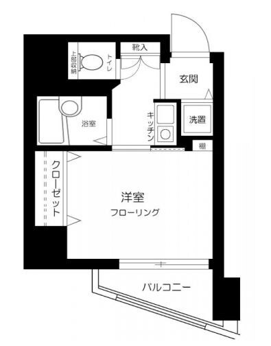 八丁堀駅 徒歩4分 8階の物件間取画像