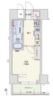 アーバネックス秋葉原EASTの物件間取画像