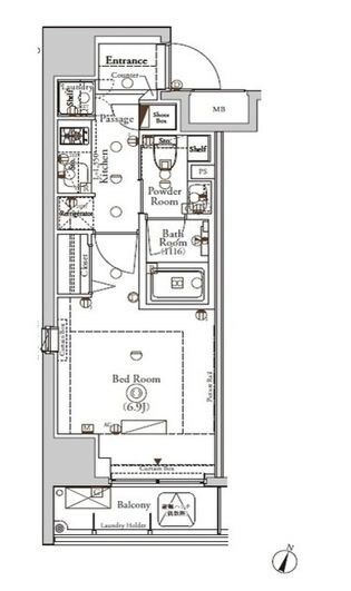 神田駅 徒歩4分 2階の物件間取画像